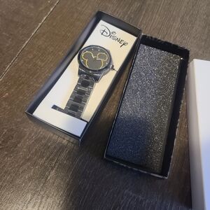 Disney Mickey Mouse Women's Watch W001989 Quartz Black Stainless Steel